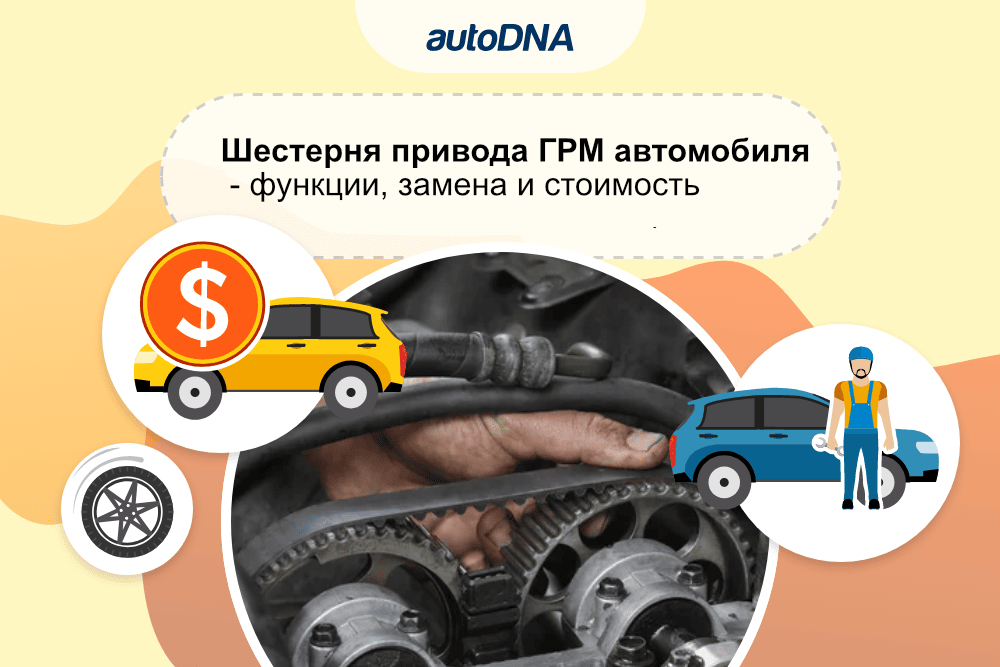 Шестерня привода ГРМ автомобиля